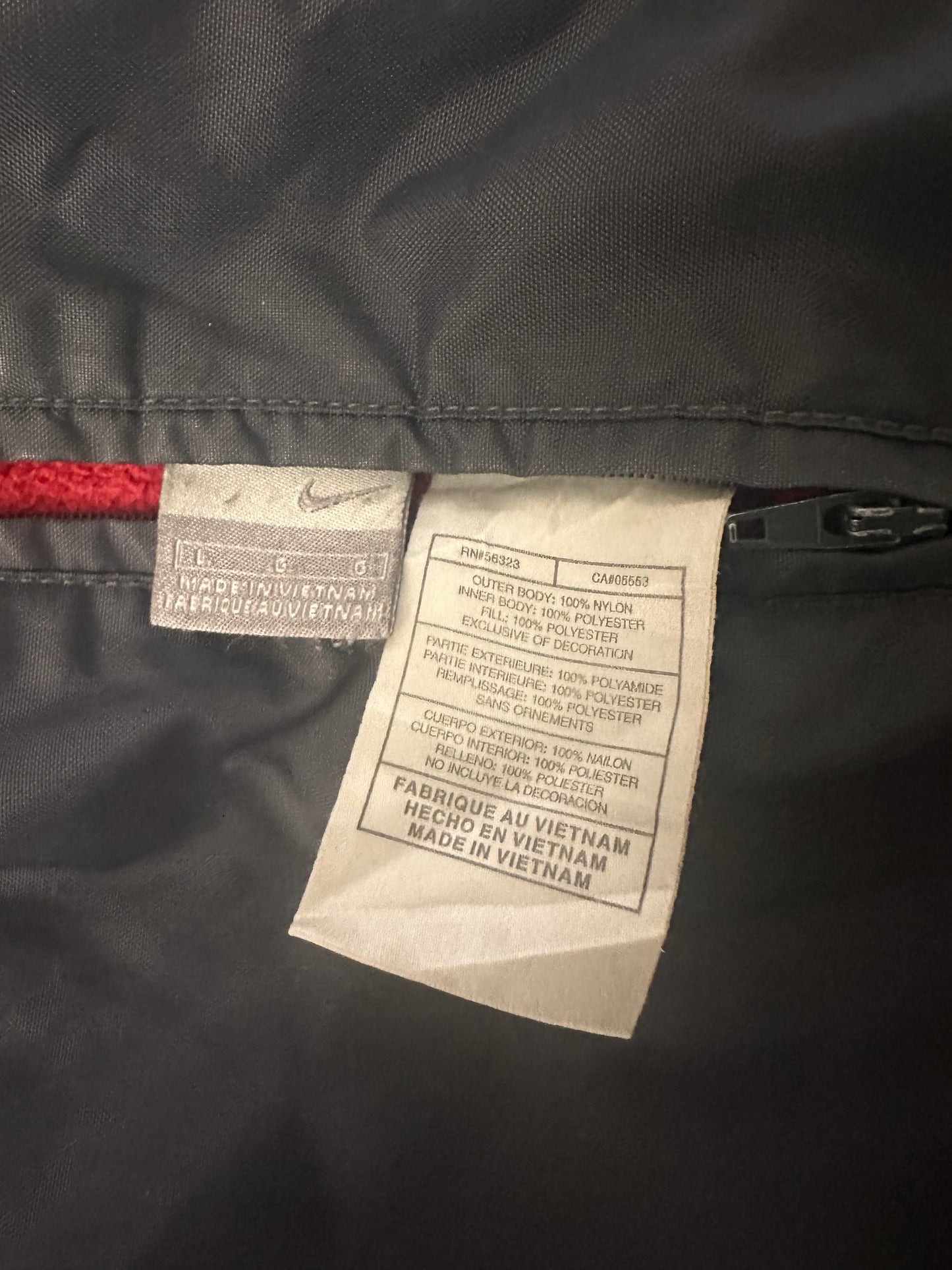 Vintage 2000’s Nike Full Zip Reversible Windbreaker