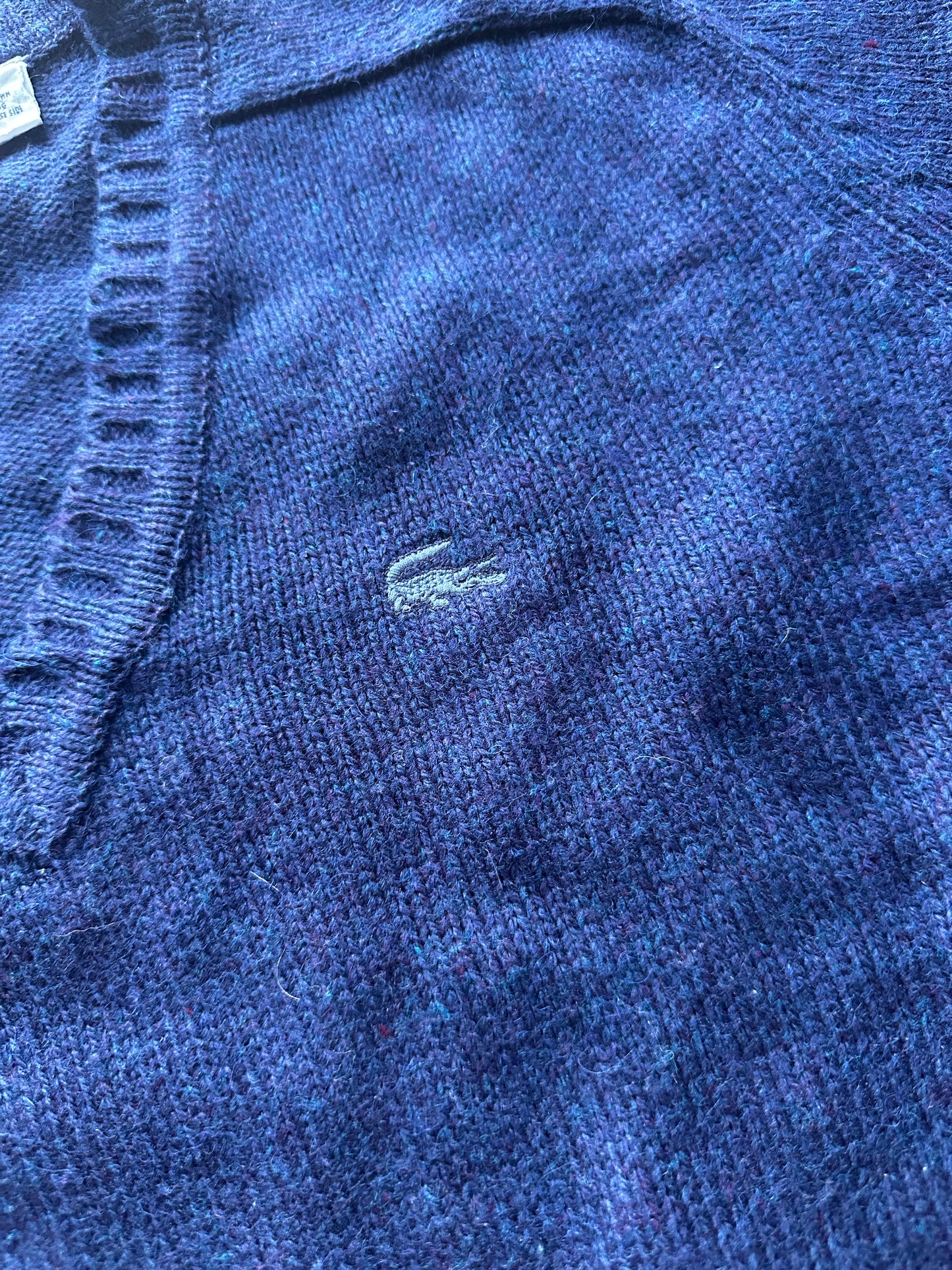 Vintage 90’s Izod Lacoste V-Neck Knit Jumper