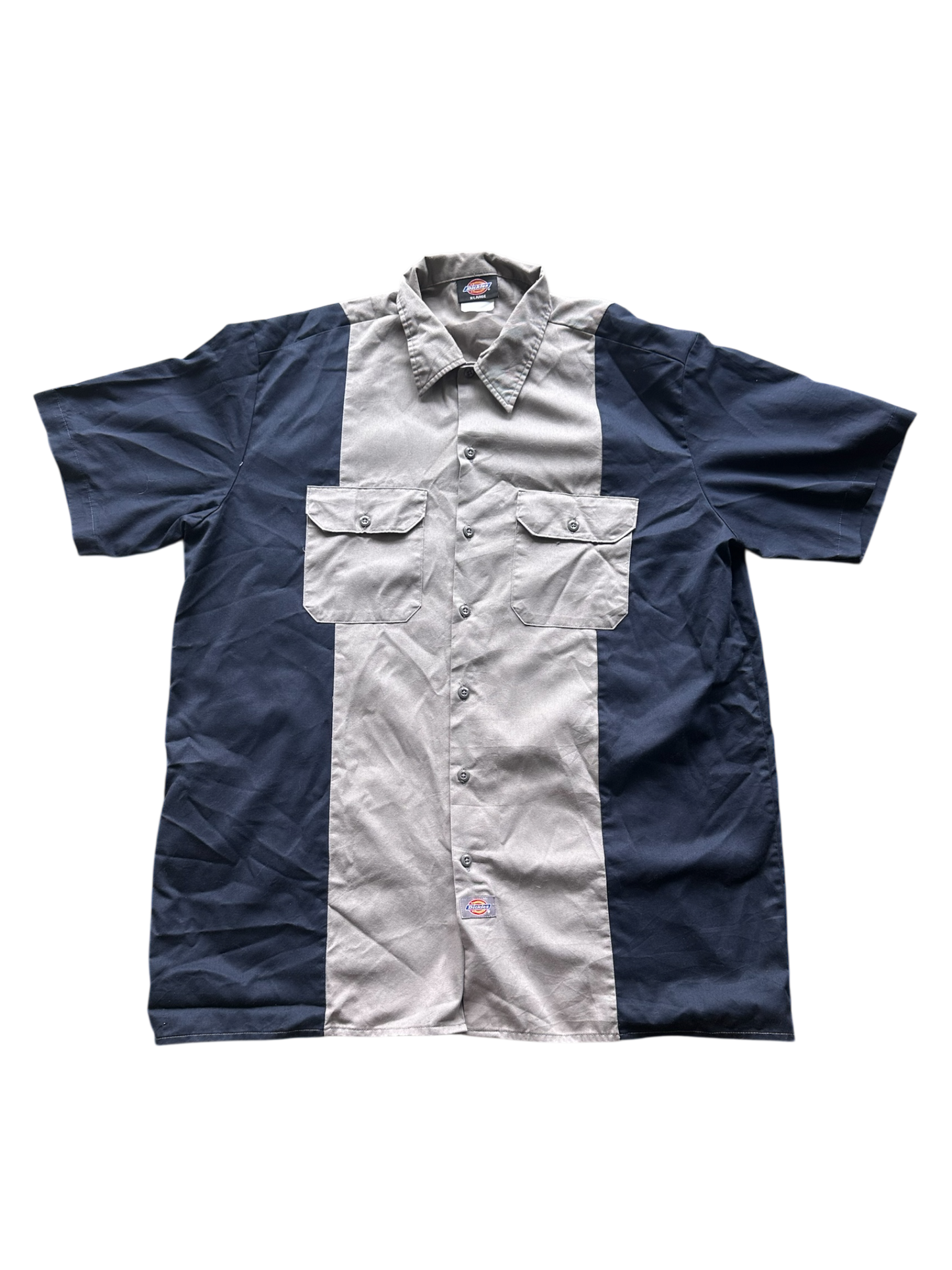 Vintage Dickies Mechanic Style Button Up Shirt