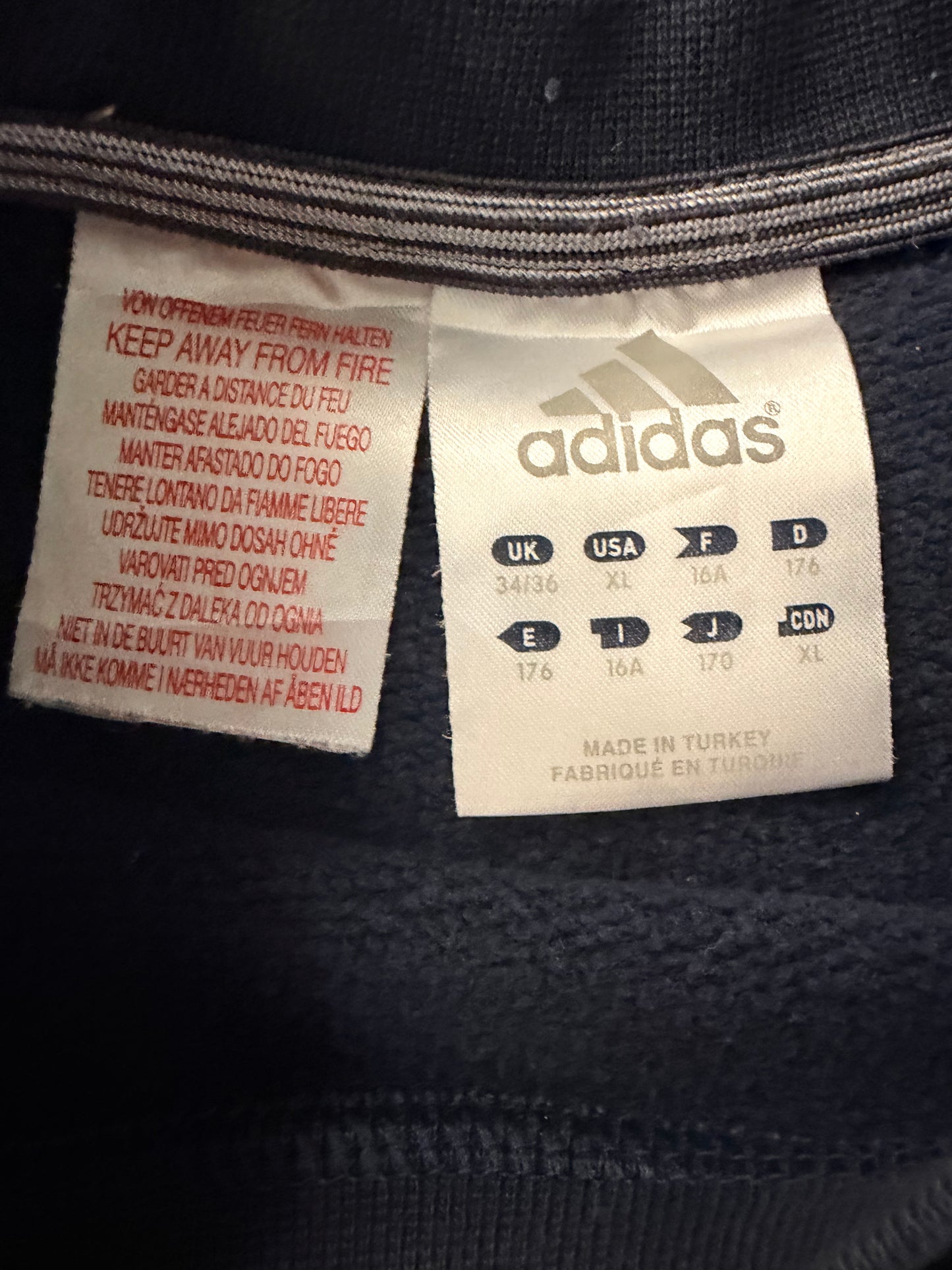 Vintage Adidas Embroidered Centre Logo Crewneck Jumper - The Hennessy Archive