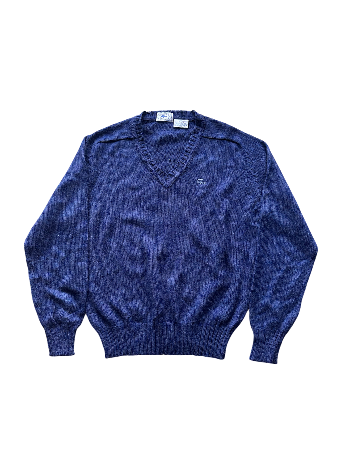 Vintage 90’s Izod Lacoste V-Neck Knit Jumper