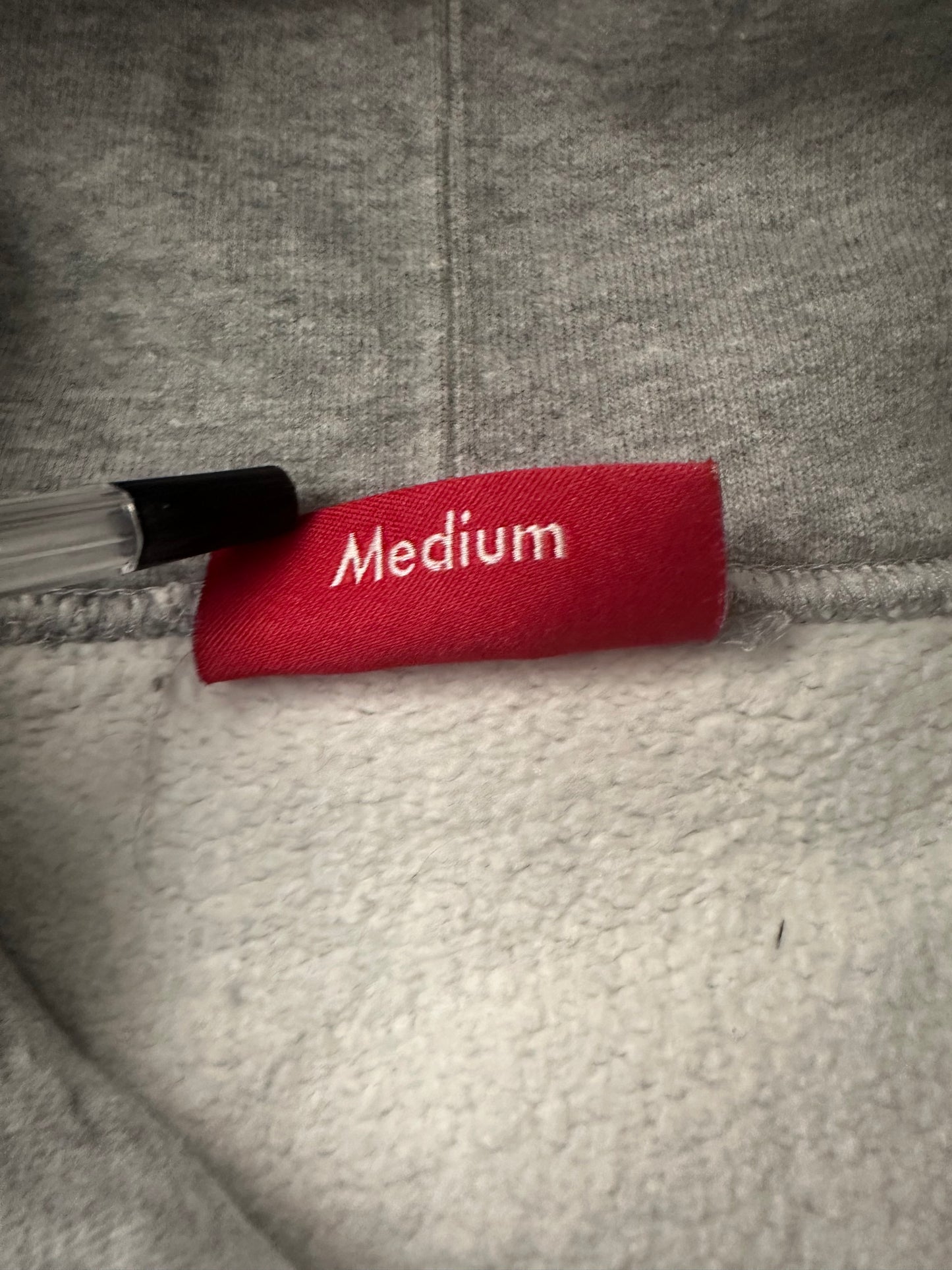 Supreme Mirrored Logo Embroidered Hoodie FW19