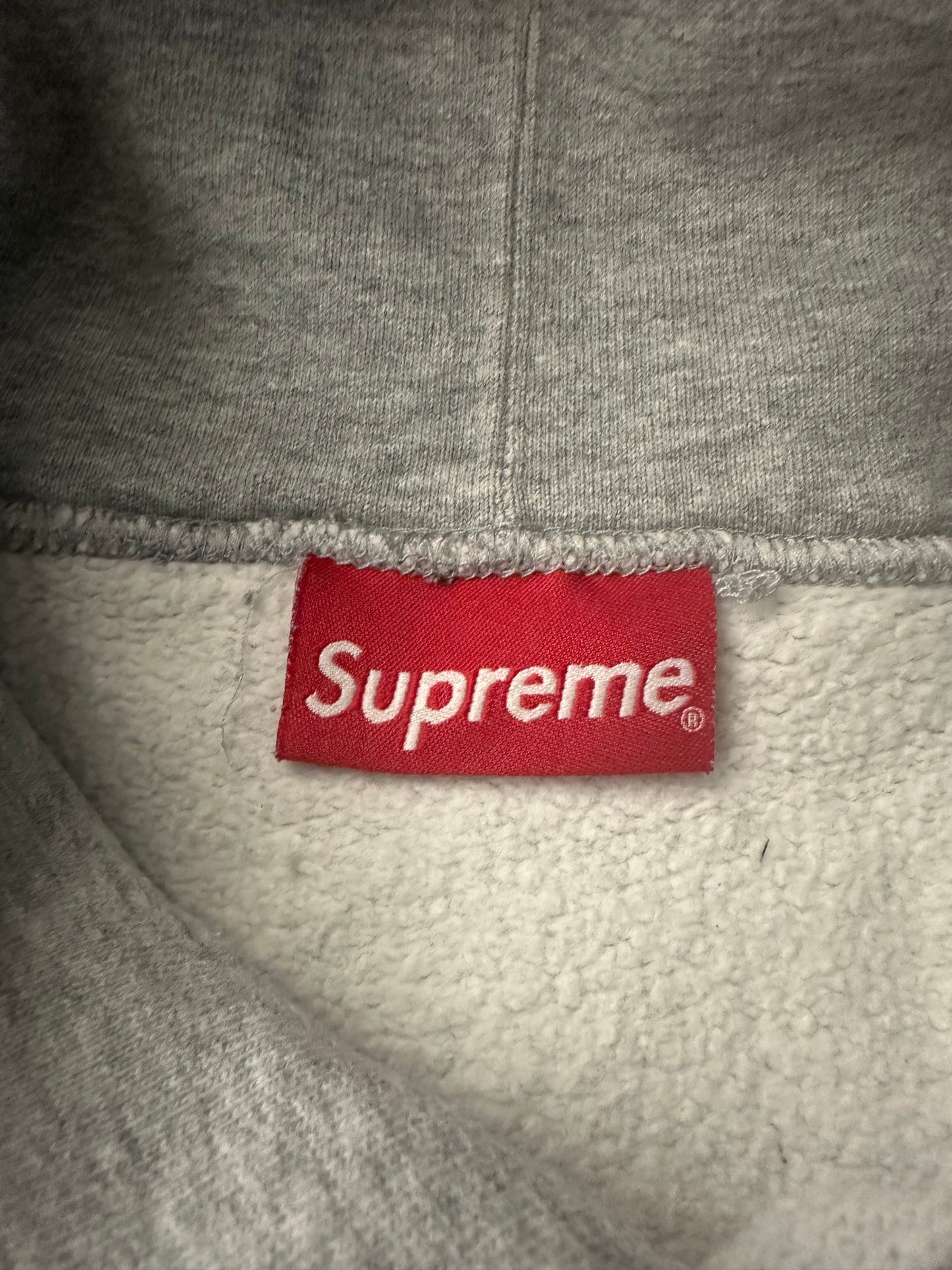 Supreme Mirrored Logo Embroidered Hoodie FW19