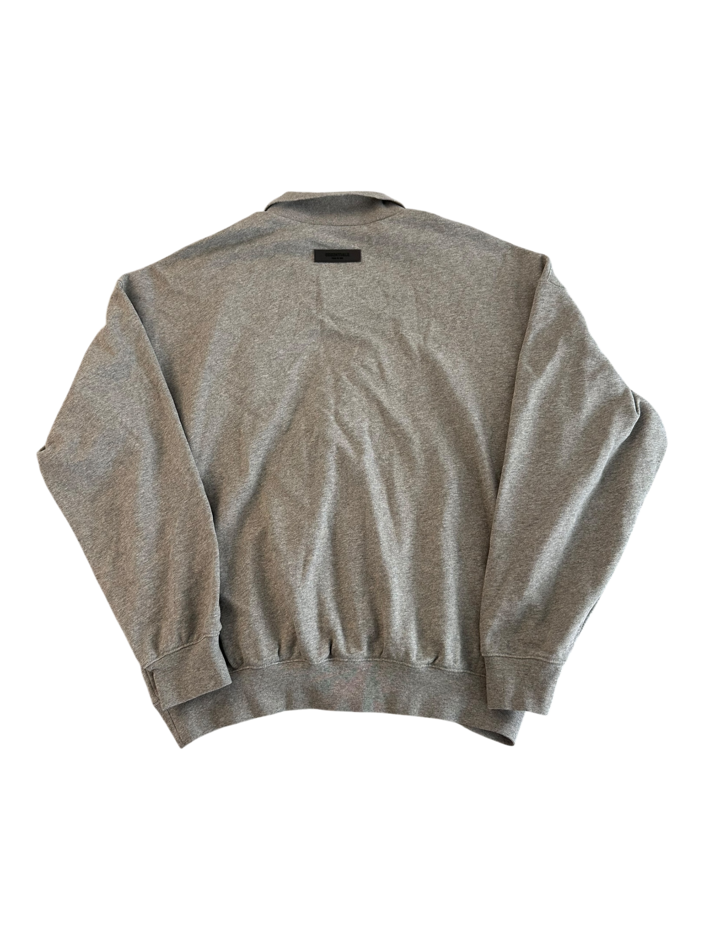Essentials Fear Of God Logo Long Sleeve Polo