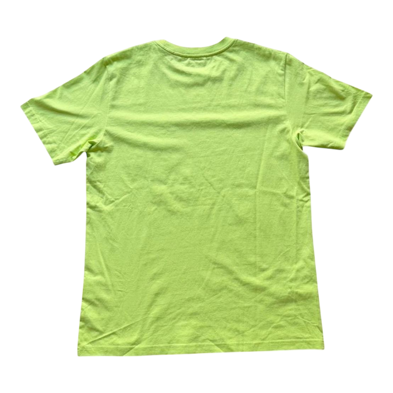 Lime green Carhartt pocket T-shirt by The Hennessy Archive, casual workwear style with front chest pocket and short sleeves.