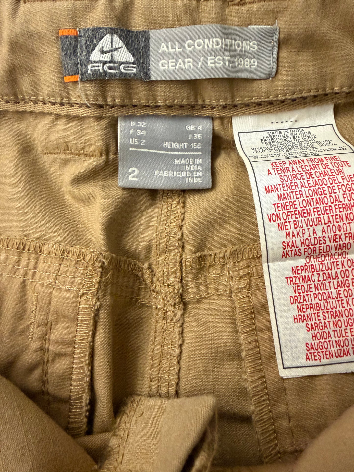 Vintage Nike ACG Womens Cargo Skirt - The Hennessy Archive