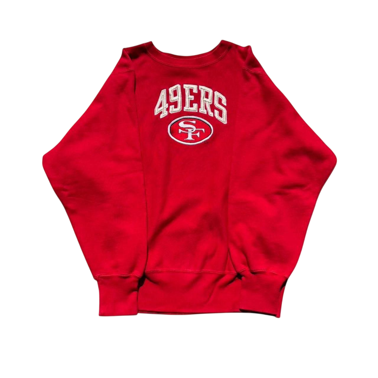Vintage 90s San Francisco 49ers Embroidered Champion Reverse Weave Sweatshirt