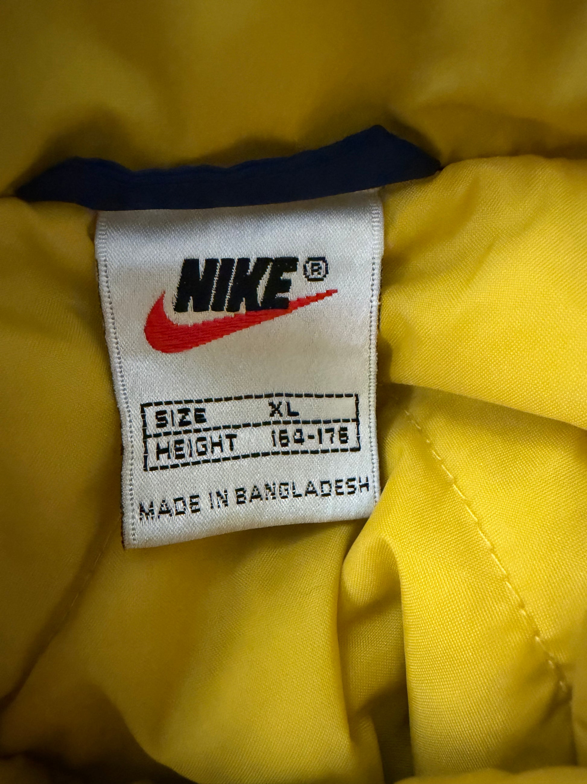 Vintage Nike Puffer Jacket Embroidered Logo - The Hennessy Archive