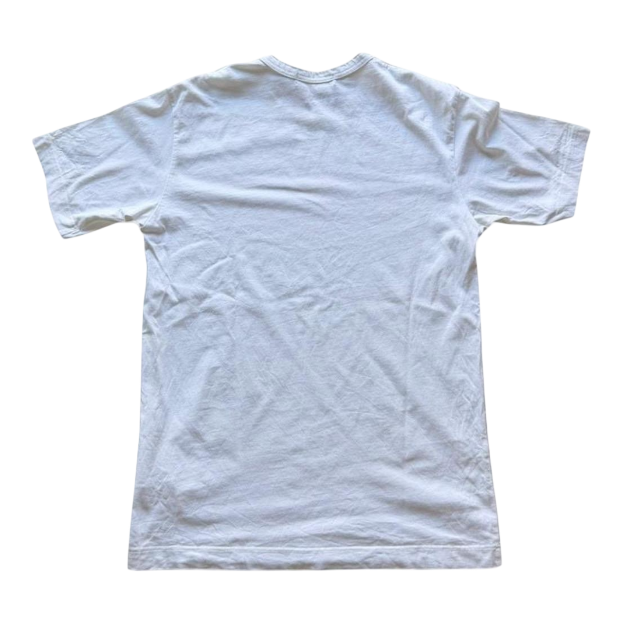 Pink and green Comme des Garçons x KAWS graphic T-shirt from The Hennessy Archive, featuring bold artwork on a casual T-shirt.