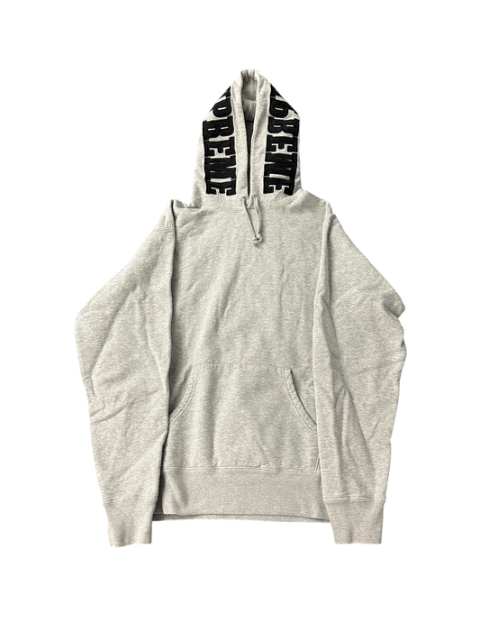 Supreme Mirrored Logo Embroidered Hoodie FW19