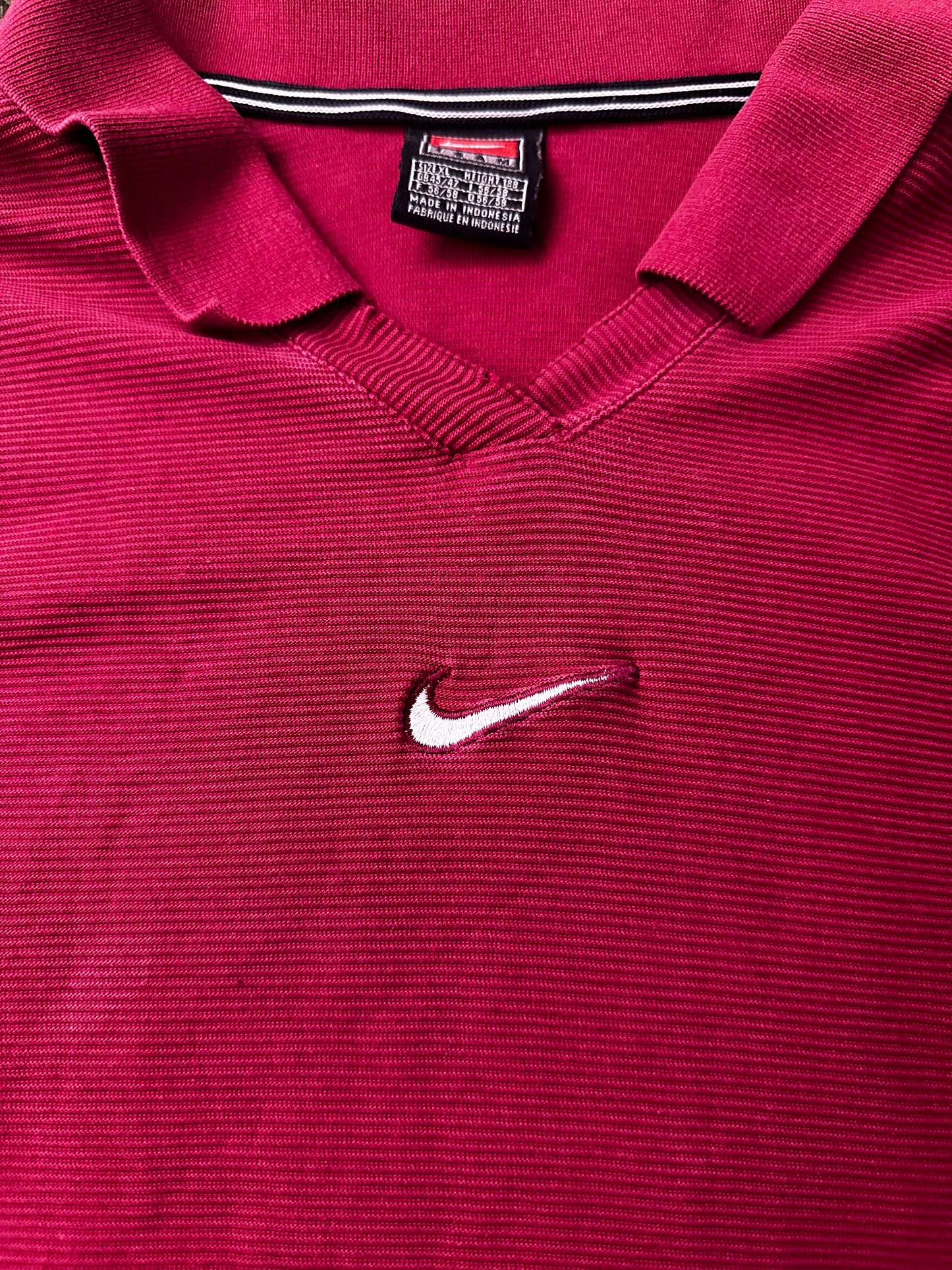 Vintage Nike Centre Swoosh Logo Polo - The Hennessy Archive