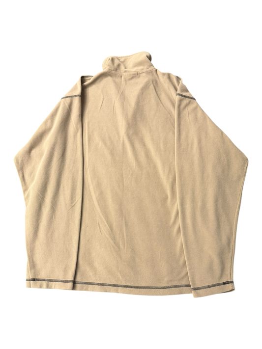 Vintage Asics Embroidered Quarter Zip Fleece Jumper - The Hennessy Archive