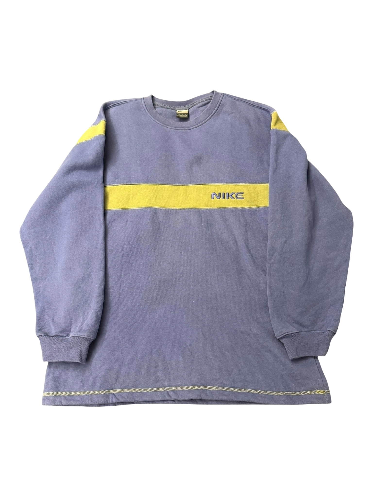 Vintage Nike Heavyweight Panel Crewneck Jumper - The Hennessy Archive