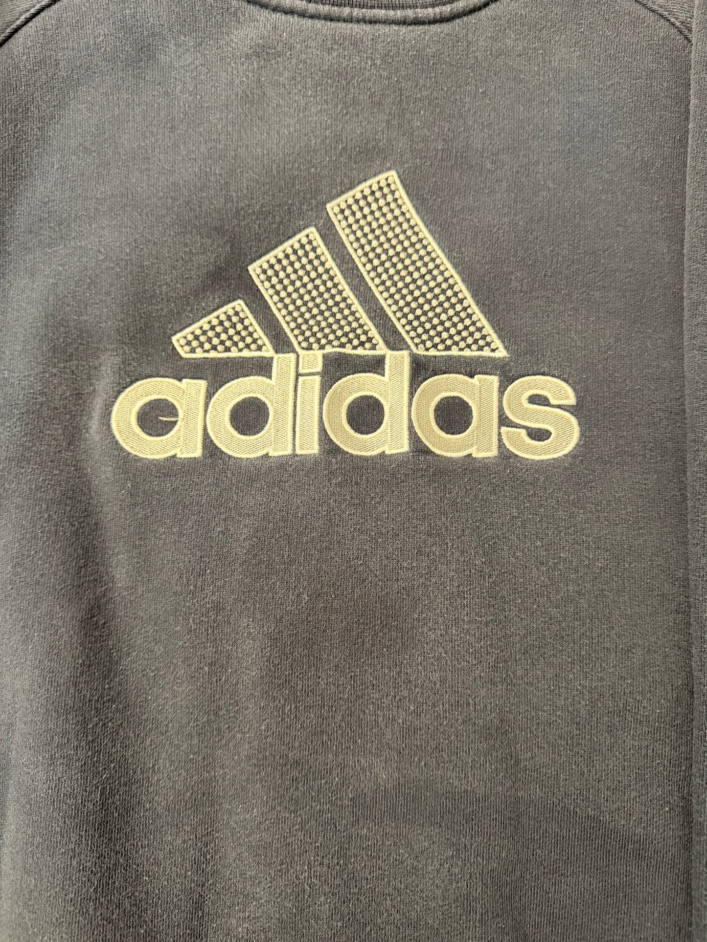 Vintage Adidas Embroidered Centre Logo Crewneck Jumper - The Hennessy Archive