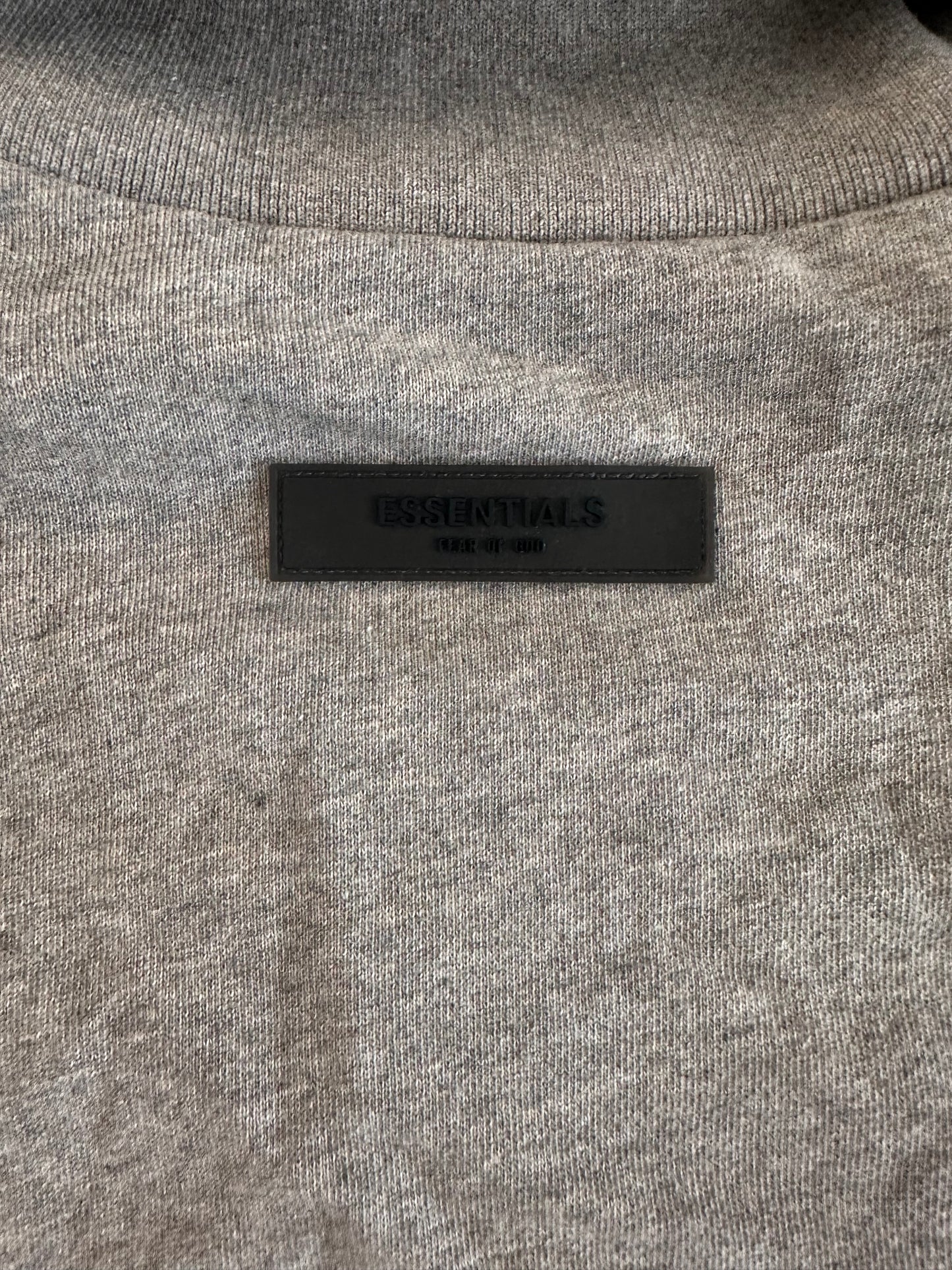 Essentials Fear Of God Logo Long Sleeve Polo