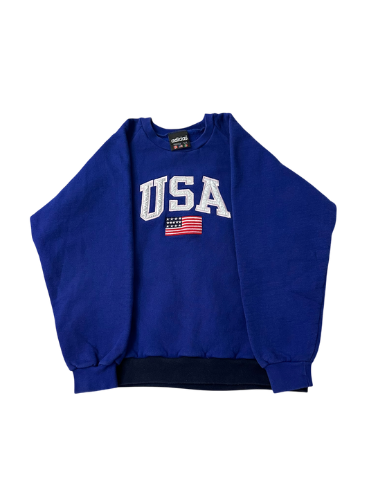 Vintage 90’s Adidas Embroidered USA Jumper
