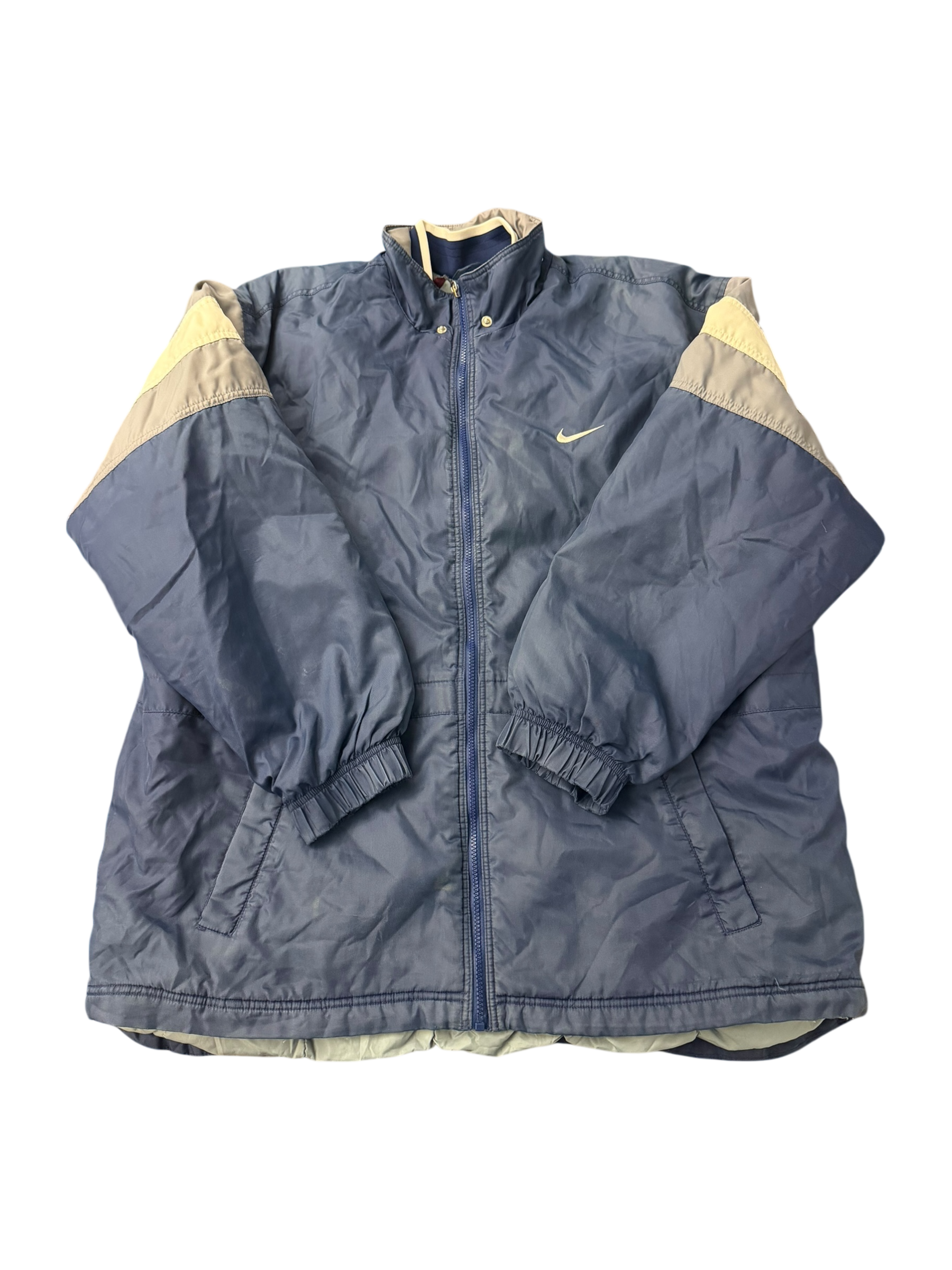 Vintage Nike Heavyweight Full Zip Puffer Jacket - The Hennessy Archive