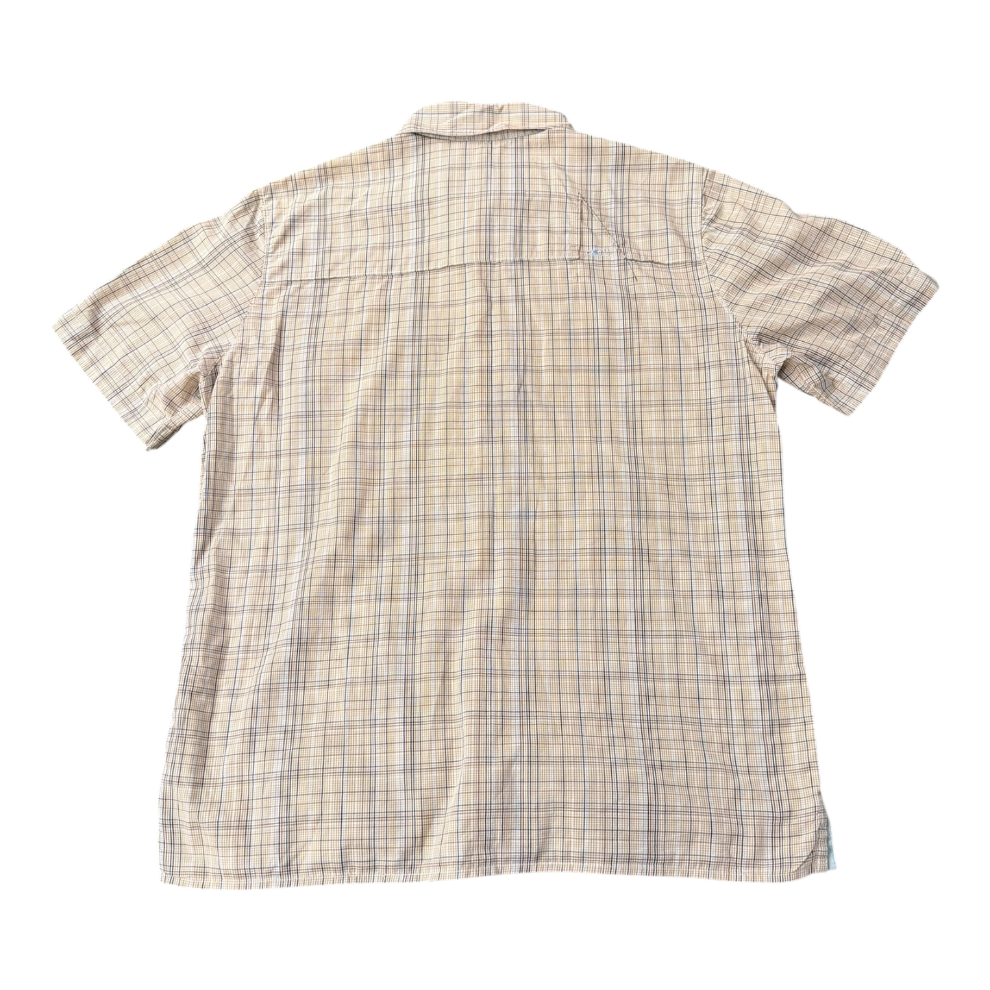Vintage O'Neill striped polo shirt by The Hennessy Archive featuring a classic button-up design, ideal for Y2K surf style.