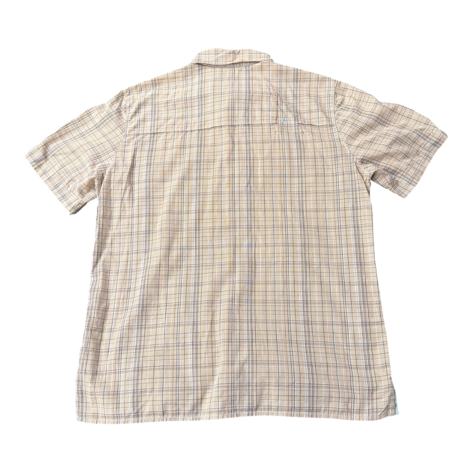 Vintage O'Neill striped polo shirt by The Hennessy Archive featuring a classic button-up design, ideal for Y2K surf style.