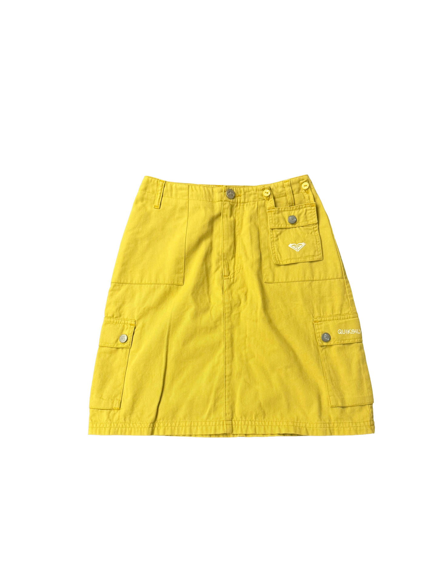 Vintage Women’s Quiksilver Green Cargo Utility Skirt - The Hennessy Archive