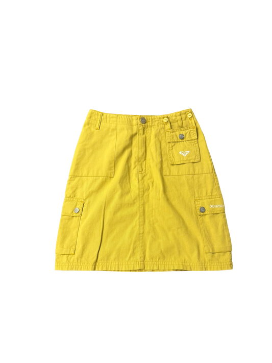 Vintage Women’s Quiksilver Green Cargo Utility Skirt - The Hennessy Archive