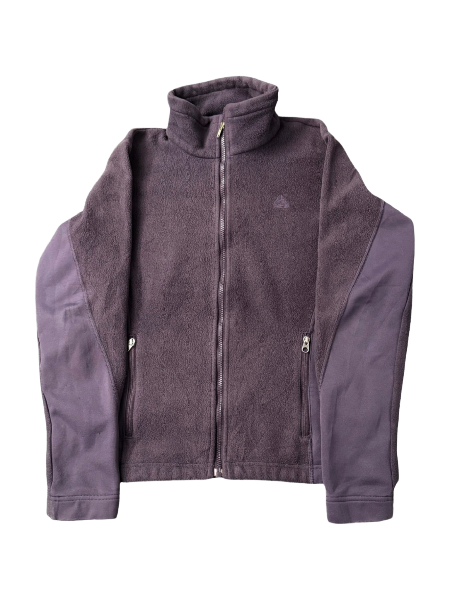 Vintage Nike ACG Women's Full Zip Fleece Jumper - The Hennessy Archive