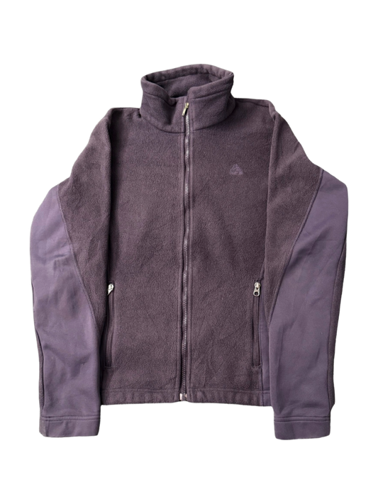 Vintage Nike ACG Women's Full Zip Fleece Jumper - The Hennessy Archive