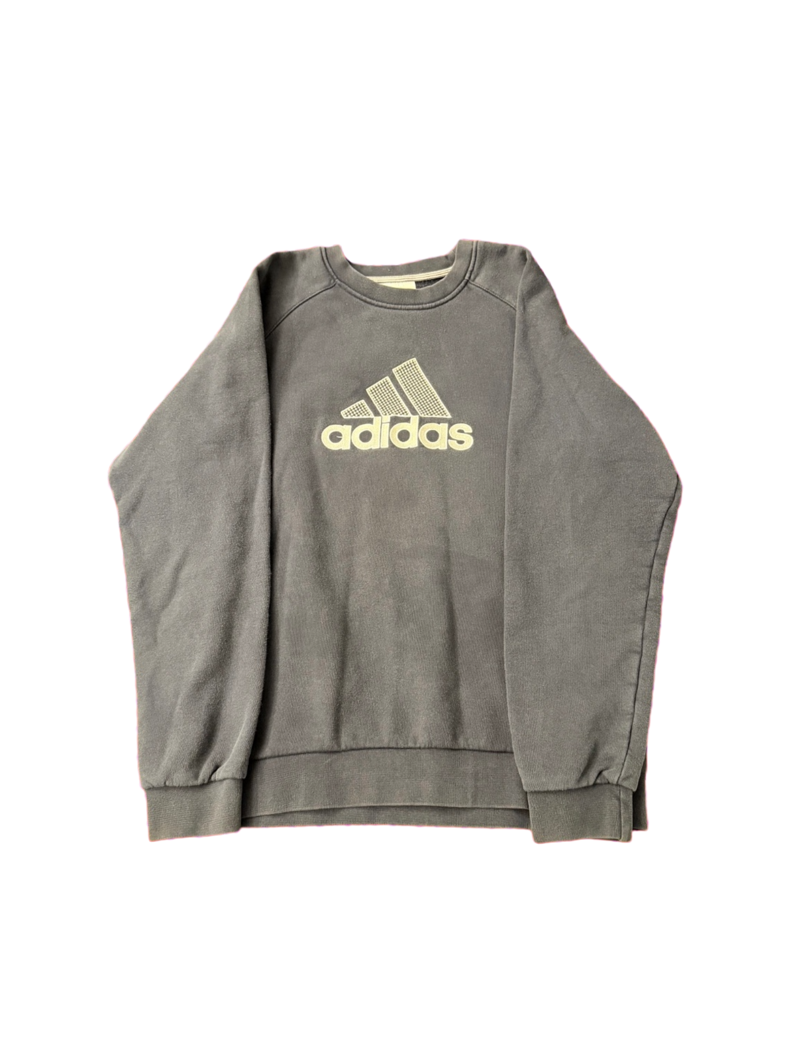 Vintage Adidas Embroidered Centre Logo Crewneck Jumper - The Hennessy Archive