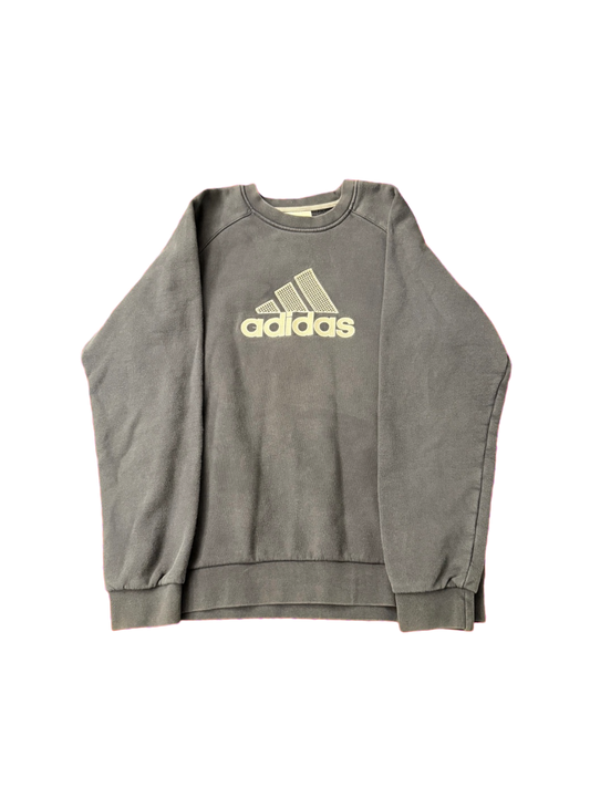 Vintage Adidas Embroidered Centre Logo Crewneck Jumper - The Hennessy Archive