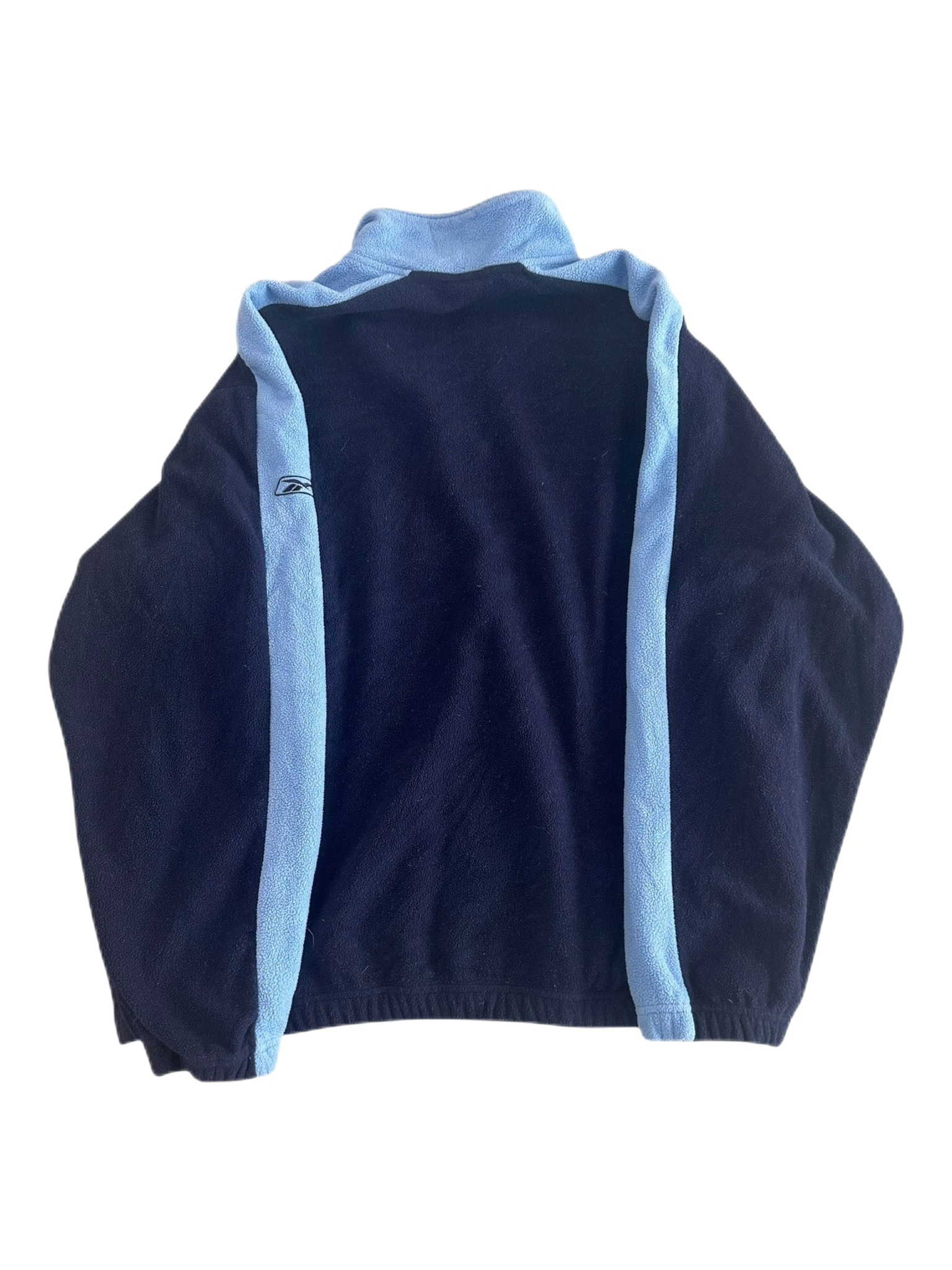 Reebok Tennessee Titans Quarter Zip Fleece Jumper - The Hennessy Archive